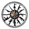 Bullet Time Wall Clock Music Record Army Gun Wall Clock Wall Clock Creative Gift